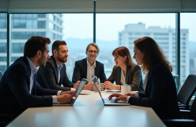 Team di ReteViva Solutions in riunione nella sede di Milano