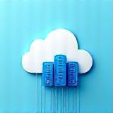 Icona cloud hosting